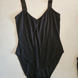 Black Kids One Piece Swimsuit